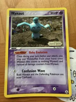 Wynaut Legend Maker #71/92 Reverse HOLO Stamp NM Pokemon Card - Image 1