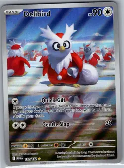 Delibird 152/132 ME01: Mega Evolution - Pokemon Card - NM - Image 1
