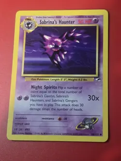 SABRINA'S HAUNTER - 058/132 - GYM HEROES - POKEMON CARD - LP - Image 1