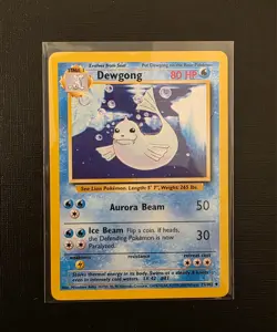 Pokemon Base Set Dewgong 25/102 Vintage WOTC Uncommon - Image 1