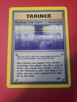 Pokemon TCG Fuchsia City Gym 114/132 Gym Challenge Unlimited Uncommon - Image 1
