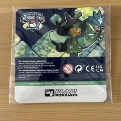 Pokemon Center NAIC 2025 Pokemon International Exclusive Ogerpon Staff Pin - NEW - Image 2