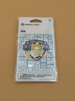 Pokemon Center International Exclusive Psyduck 2025 Pin Championship - Image 1
