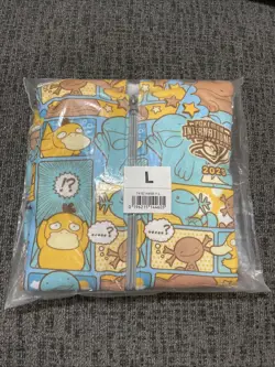 Pokemon NAIC 2025 Exclusive Zip Up Hoodie: Psyduck & Wooper (L) - Image 1