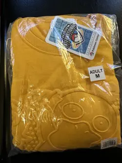 [M] Psyduck Pokemon Center NAIC 2025 Exclusive Embossed Sweater Psyduck NEW - Image 1