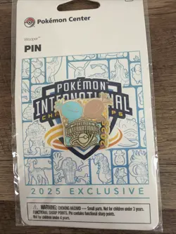 Pokemon Center NAIC 2025 Pokemon International Exclusive Wooper Pin - NEW - Image 2