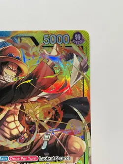 ONE PIECE TCG CARD - Portgas D Ace Alternate Art ST13 LEADER Mint english - Image 3