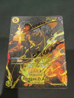 One Piece TCG Legacy of The Master Portgas.D.Ace Alt Art SP ST13-011 English - Image 1
