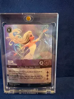Disney Lorcana Elsa Spirit of Winter Enchanted Rare Holo Card 207/204 Chinese - Image 1