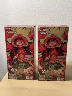 One Piece Card Game PRB-01 THE BEST | Set 2x Factory Sealed Box - Image 1
