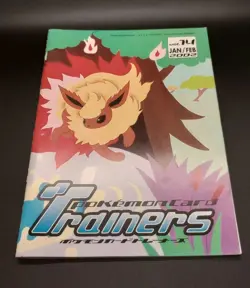Pokemon Card Trainer's Magazine Vol. 14 Flareon Vaporeon 2002 Japanese No Cards - Image 1