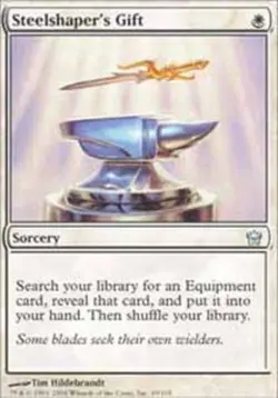 1x Steelshaper's Gift - Foil Moderate Play MTG Magic - Kid Icarus - - Image 1