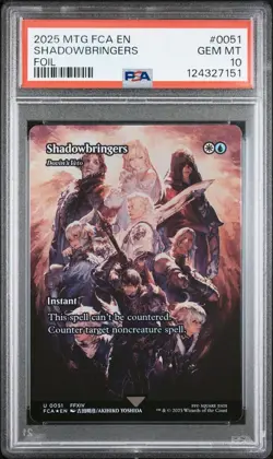 Shadowbringers - Dovin's Veto (Showcase Foil) - #51 - Final Fantasy - PSA 10 - Image 2