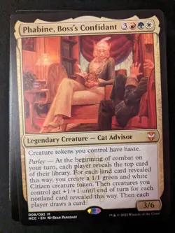 MTG EDH Commander Deck - Phabine, Boss's Confidant - Rares - Token Theme - Image 1