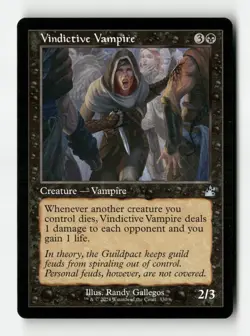 Vindictive Vampire (Retro Frame) Ravnica Remastered Regular - Image 1