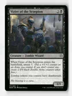 Vizier of the Scorpion War of the Spark Regular - Image 1