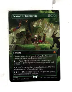 MTG SkeenAB Season of Gathering BORDERLESS from BLB. NM. - Image 1