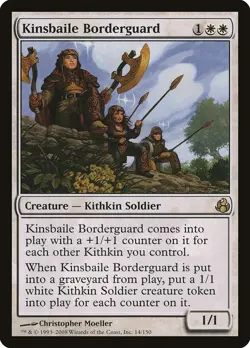 Kinsbaile Borderguard - NM - R - MTG - Image 1