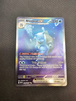 Pokemon TCG Blastoise EX Scarlet & Violet 151 Card 200/165 Blastoise SIR 3 - Image 1