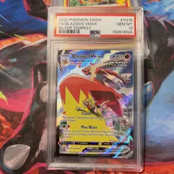 PSA 10 Blaziken Vmax SIR #TG15 2022 Pokemon Silver Tempest 139490930 - Image 1
