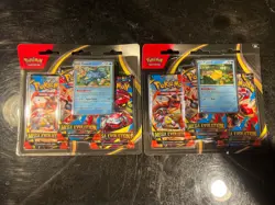 -Set of 2- [Psyduck/Golduck] 3-Pack Blister Mega Evolution ME01 Pokemon TCG - Image 1