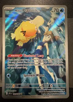 2025 Pokemon SV Destined Rivals DRI EN Misty's Psyduck #193/182 - Pokemon TCG - Image 1