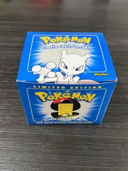 Pokemon 23k Burger King Gold Plated Trading Card Set Of 6 Blue Box Version - Image 3
