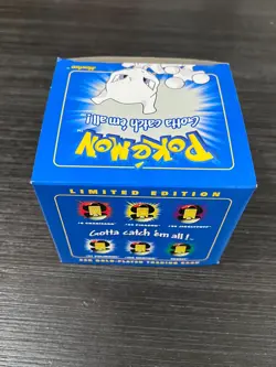 Pokemon 23k Burger King Gold Plated Trading Card Set Of 6 Blue Box Version - Image 4