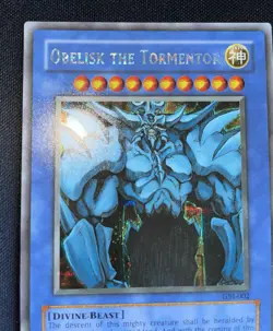 YuGiOh Obelisk the Tormentor GBI-002 Secret Rare - NM+ - Image 3