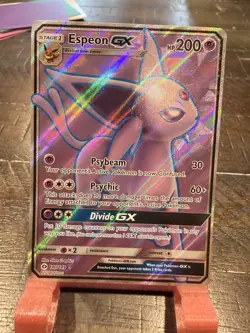 Pokemon TCG Espeon GX Full Art Ultra Rare Card Sun & Moon 140/149 - Image 1