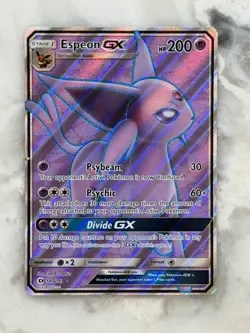 Pokemon TCG Espeon GX Full Art Ultra Rare Card 140/149 Sun & Moon - Image 1