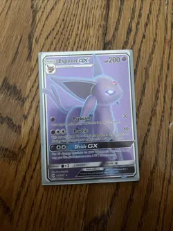 Pokemon TCG Espeon GX Full Art Ultra Rare Card 140/149 Sun & Moon - Image 1