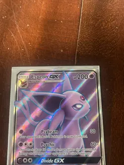 Pokemon TCG Sun & Moon Espeon GX Full Art #140/149 Ultra Rare Holo Card - Image 5