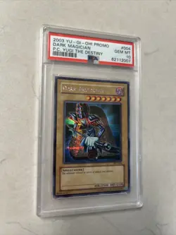 Yugioh! PSA 10 2003 Dark Magician PCY-004 Prismatic Secret Rare Promo - Image 2