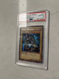 Yugioh! PSA 10 2003 Dark Magician PCY-004 Prismatic Secret Rare Promo - Image 3