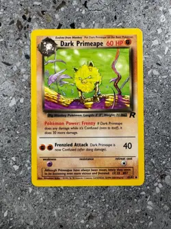Pokemon TCG Cards Dark Primeape 43/82 Team Rocket Uncommon - Image 1
