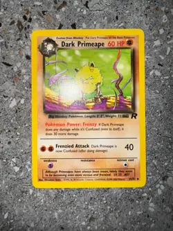 Pokemon TCG Cards Dark Primeape 43/82 Team Rocket Uncommon - Image 3