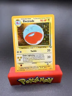 Electrode 2/64 Holo Rare Jungle Set Pokemon Card 1999 WOTC NEAR MINT/MINT - Image 1