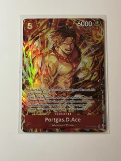 Portgas.D.Ace (Illustration Box Vol.5) ST15-005 One Piece Promotion Card Foil - Image 1