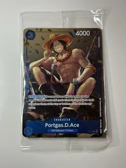 Portgas.D.Ace (Tin Pack Set Vol. 2) P-074 One Piece Promotion Cards Foil SEALED - Image 1