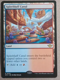 Spirebluff Canal x1 OTJ Outlaws of Thunder Junction MTG Magic the Gathering - Image 1