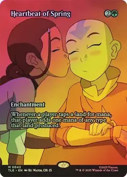 Heartbeat of Spring Foil Borderles Avatar: The Last Airbender NM MTG - Image 1
