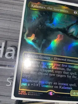 Kalamax, the Stormsire Borderless Special Guest Foil mythic rare full art - Image 2