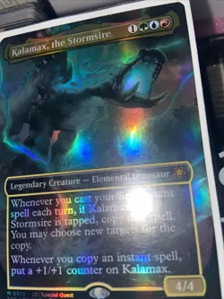 Kalamax, the Stormsire Borderless Special Guest Foil mythic rare full art - Image 3