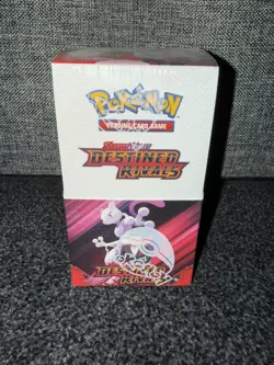 Pokemon Destined Rivals Half Booster Box 18 Packs SEALED - Image 1