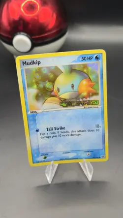 Pokemon Card Mudkip 56/106 ex Emerald Reverse Holo Foil Vintage Rare 2005 MINT - Image 1