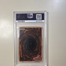 Konami Gaia the Dragon Champion LOB-125 Secret Rare Fusion Holo PSA 8 Unlimited - Image 2