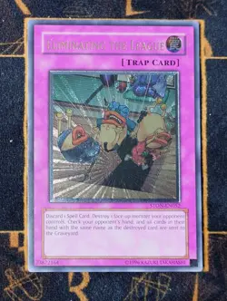 YUGIOH Eliminating the League (STON-EN052) Ultimate Rare Excellent - Image 1