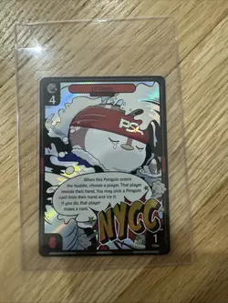 Vibes Tcg PSA NYCC Exclusive 2025 Promo Lil Comic Penguin Card - Image 1