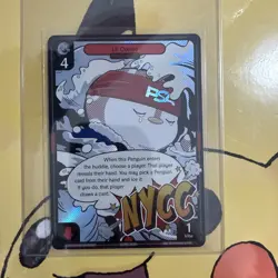 Vibes Tcg PSA NYCC Exclusive 2025 Promo Lil Comic Penguin Card - Image 1